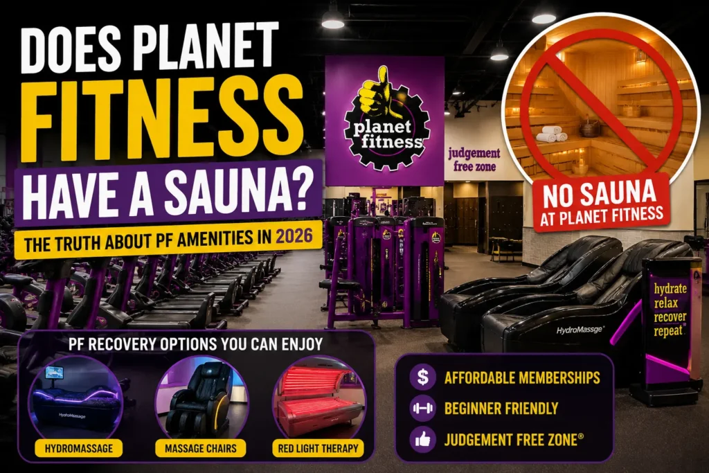 does planet fitness have a sauna