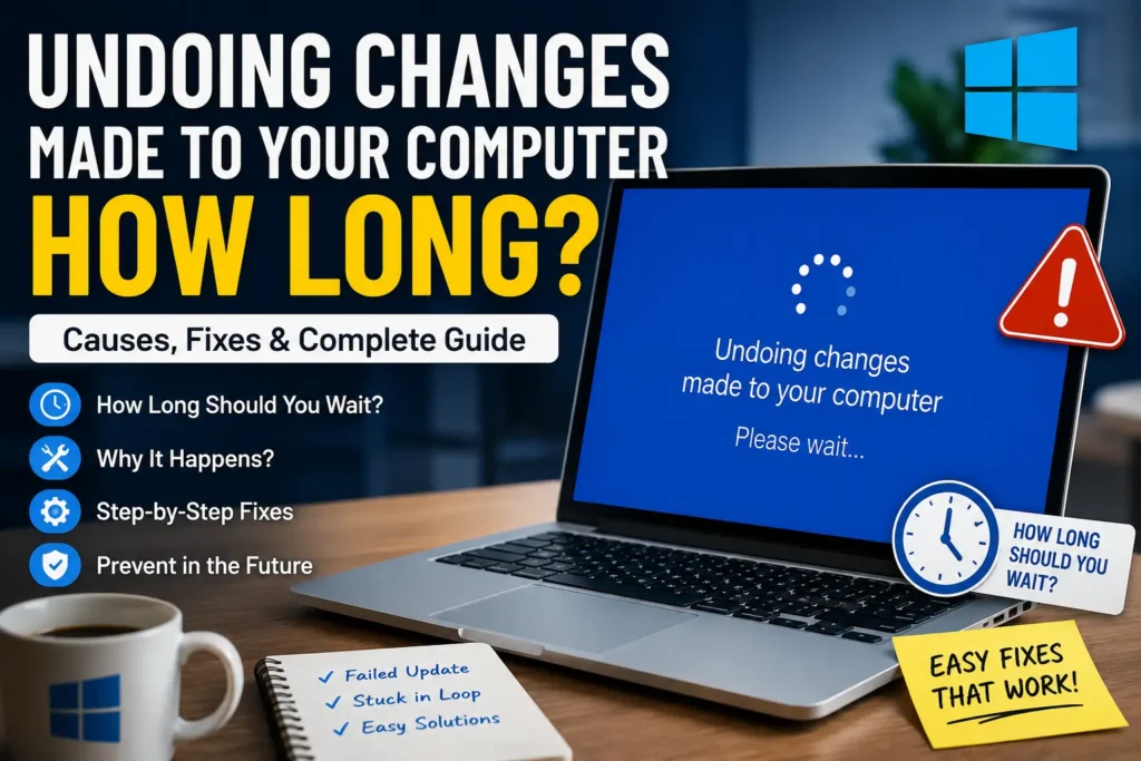 undoing changes made to your computer how long