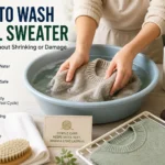 how to wash wool sweater